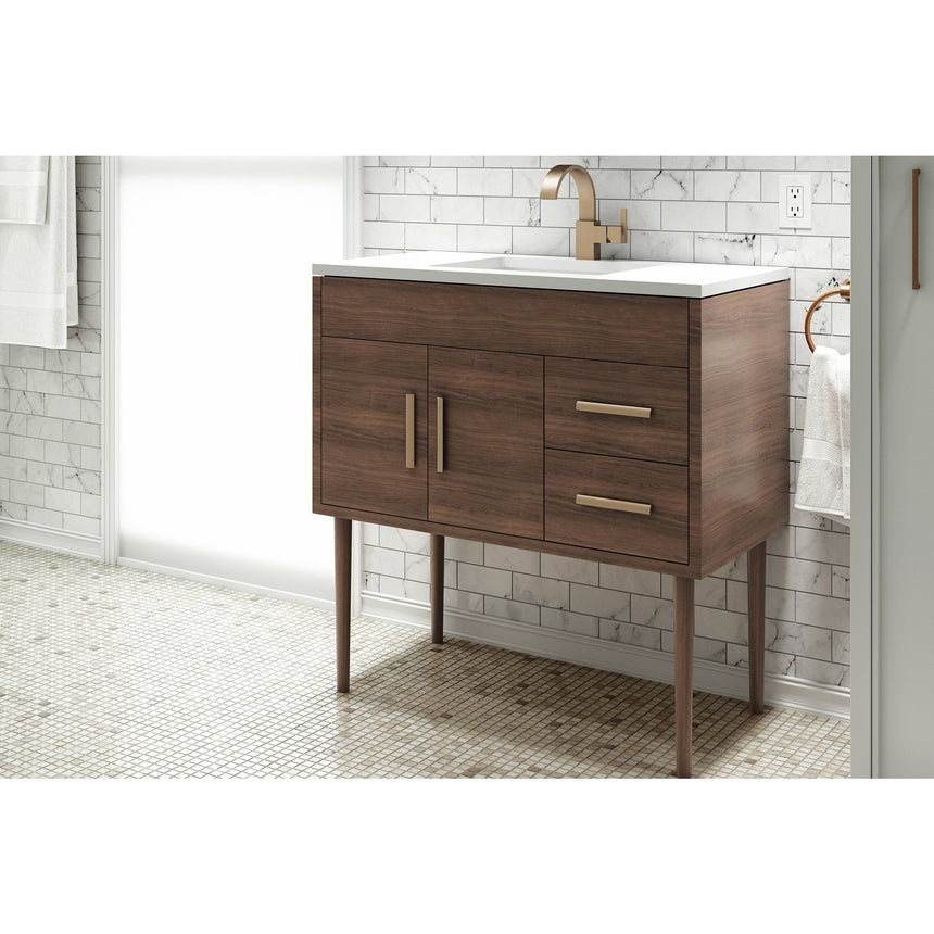 Garland Mid-Century Modern Vanity - O&N Floating Vanity