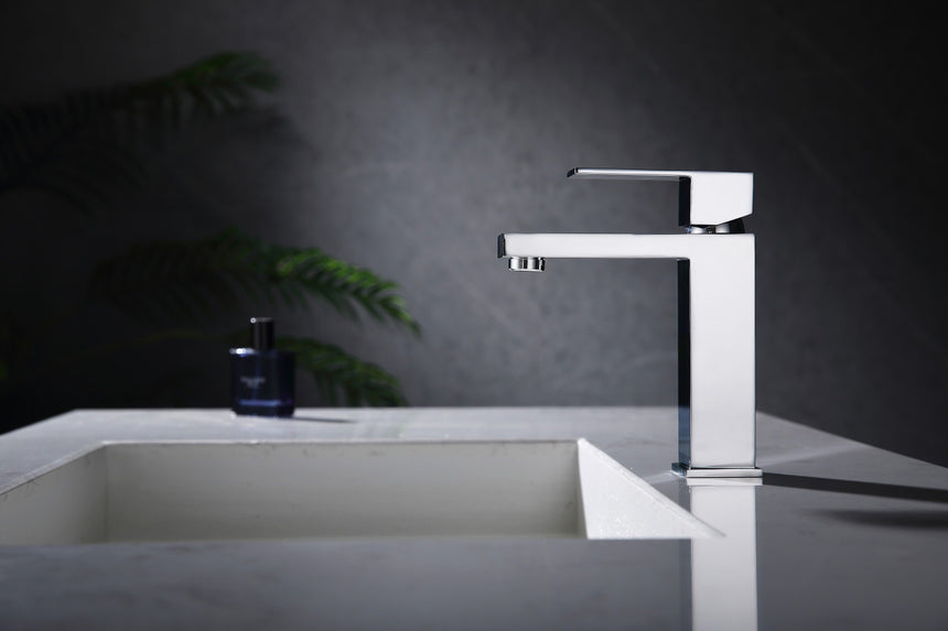 Ratel Angular Modern Single Lever Faucet (Black/Chrome/Brushed Nickel)