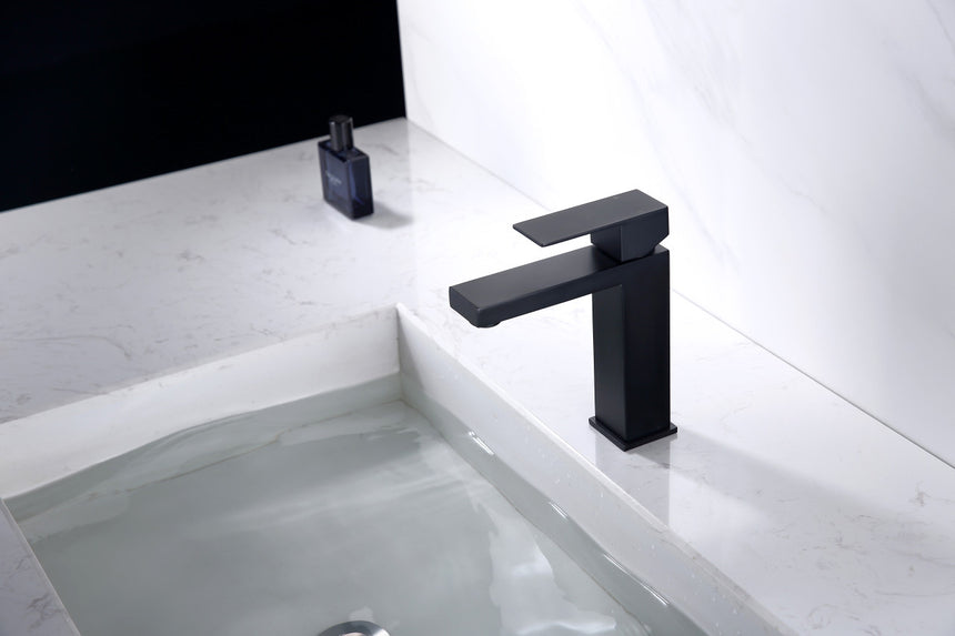 Ratel Angular Modern Single Lever Faucet (Black/Chrome/Brushed Nickel)