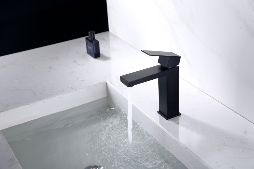 Ratel Angular Modern Single Lever Faucet (Black/Chrome/Brushed Nickel)
