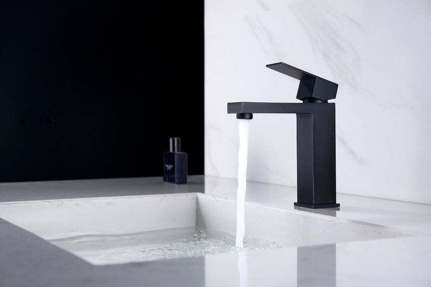 Ratel Angular Modern Single Lever Faucet (Black/Chrome/Brushed Nickel)