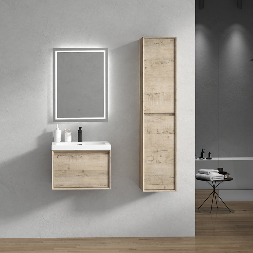 42 inch Vitolo Floating Vanity Natural Oak