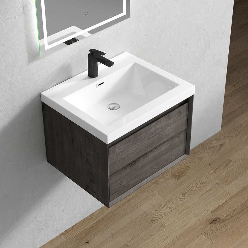 42 inch Vitolo Floating Vanity Natural Oak