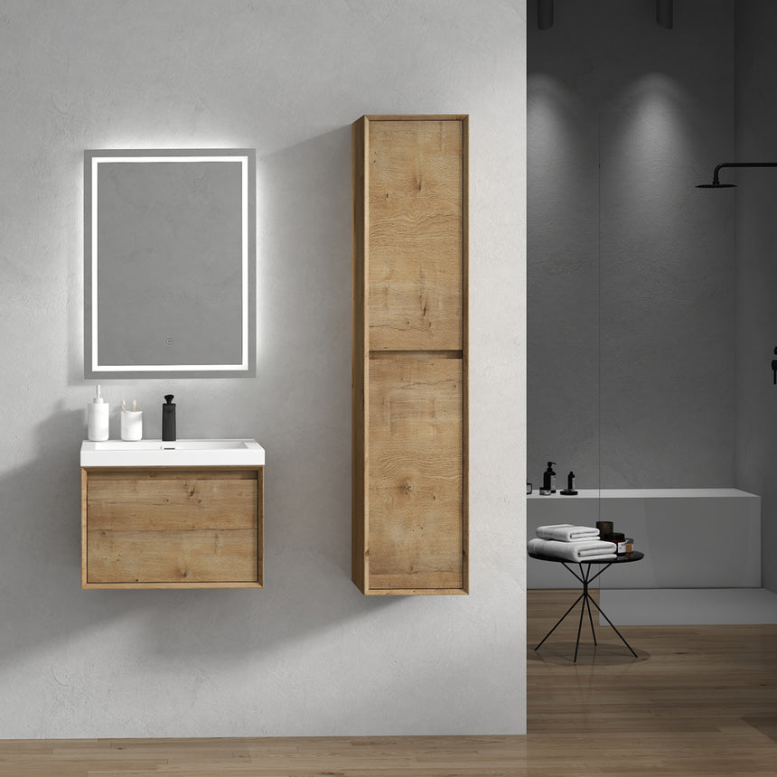 42 inch Vitolo Floating Vanity Natural Oak
