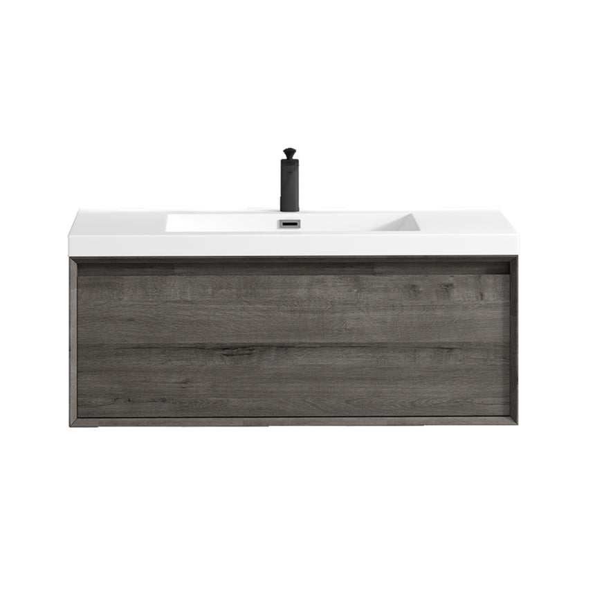 42 inch Vitolo Floating Vanity Natural Oak
