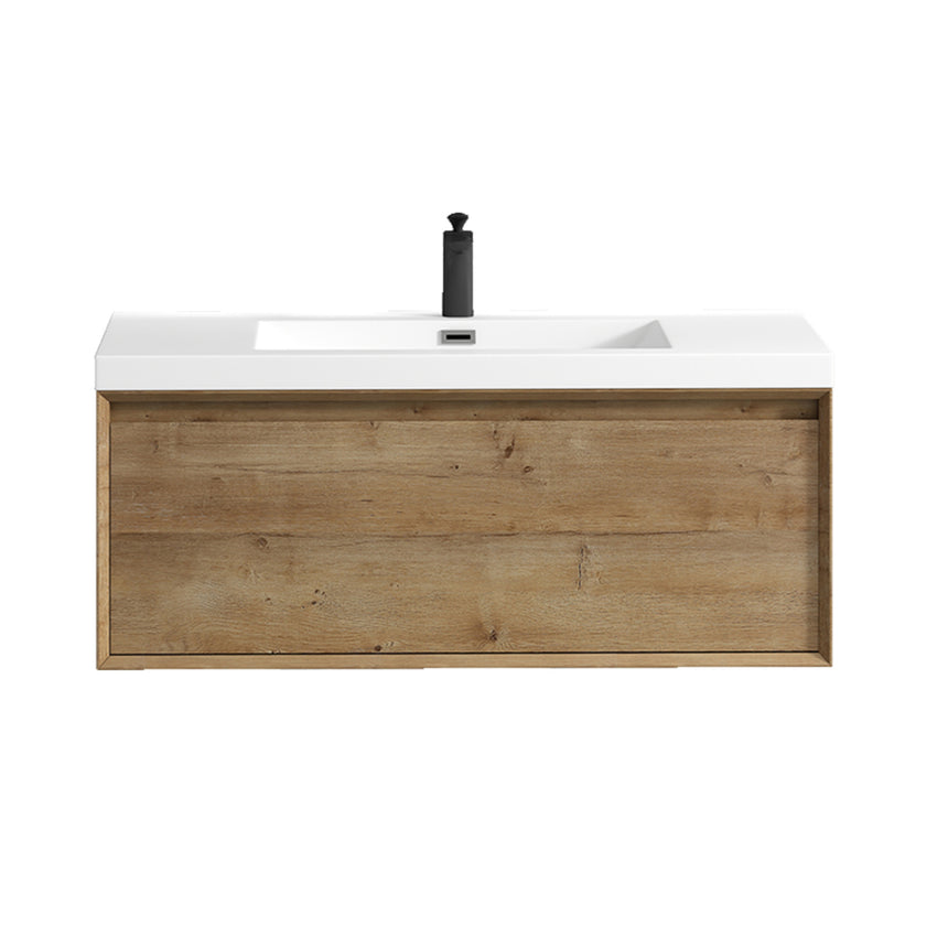 42 inch Vitolo Floating Vanity Natural Oak