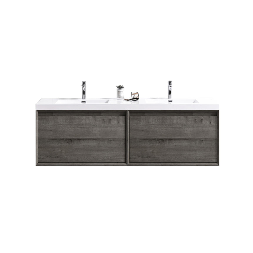 42 inch Vitolo Floating Vanity Natural Oak