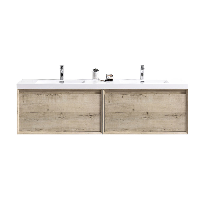 42 inch Vitolo Floating Vanity Natural Oak
