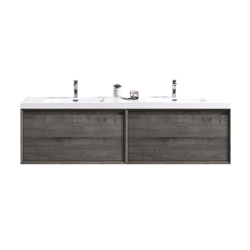 42 inch Vitolo Floating Vanity Natural Oak