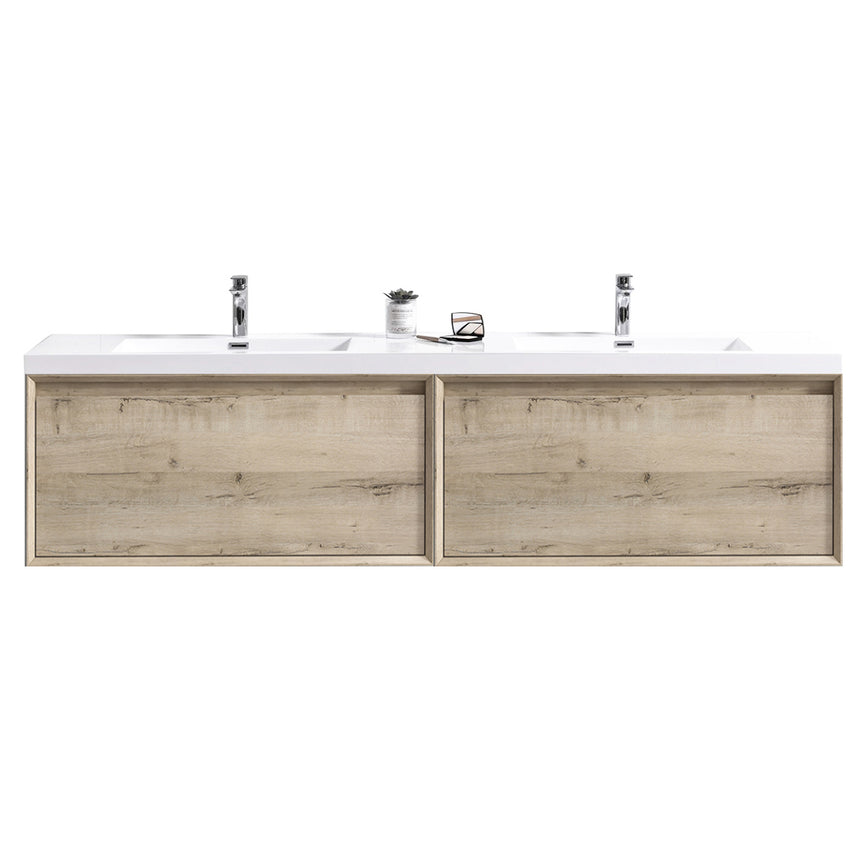 42 inch Vitolo Floating Vanity Natural Oak