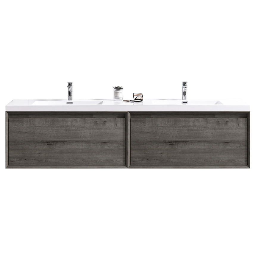 42 inch Vitolo Floating Vanity Natural Oak