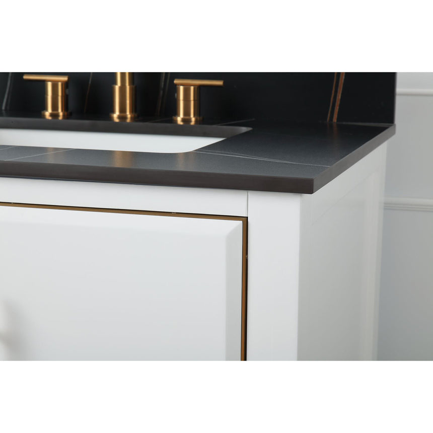 60D inch Wyeth Modern Vanity Blue White top