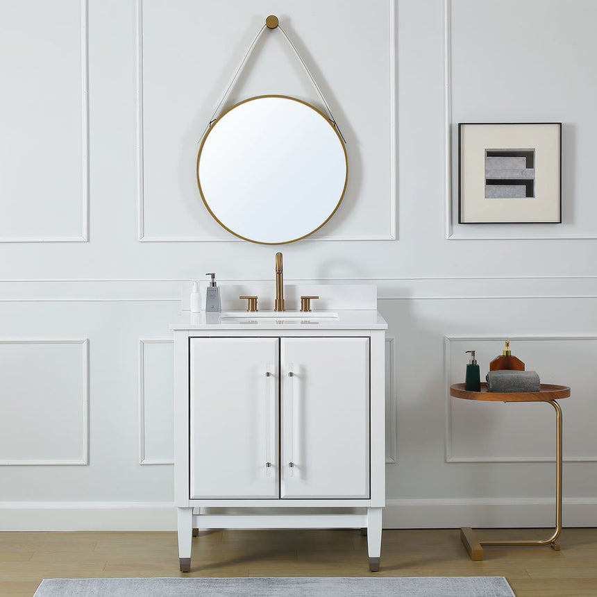 60D inch Wyeth Modern Vanity Blue White top
