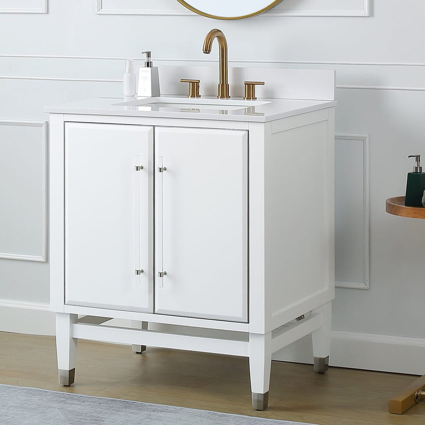 60D inch Wyeth Modern Vanity Blue White top