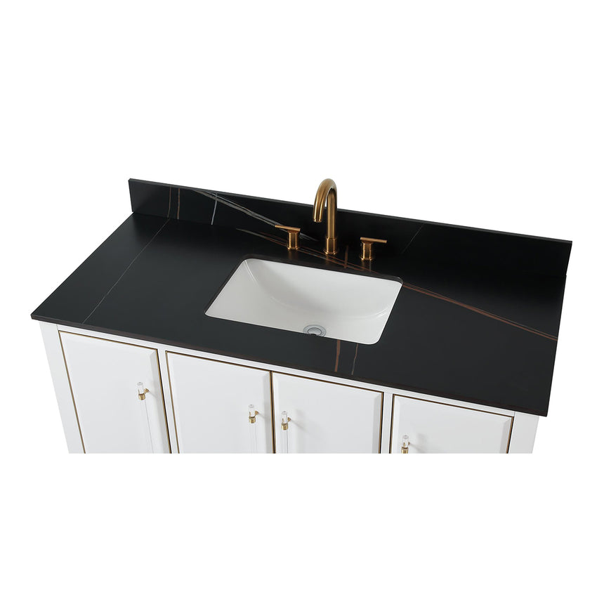 60D inch Wyeth Modern Vanity Blue White top
