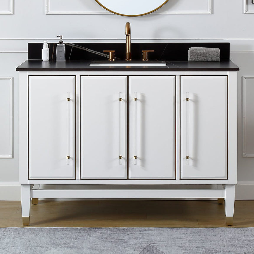 60D inch Wyeth Modern Vanity Blue White top