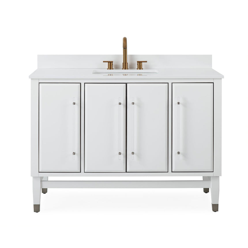 60D inch Wyeth Modern Vanity Blue White top