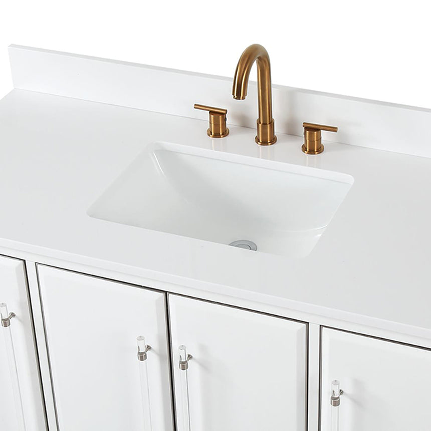 60D inch Wyeth Modern Vanity Blue White top