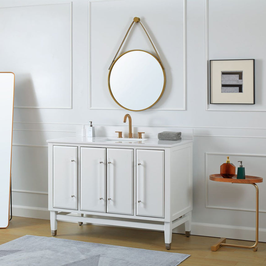 60D inch Wyeth Modern Vanity Blue White top