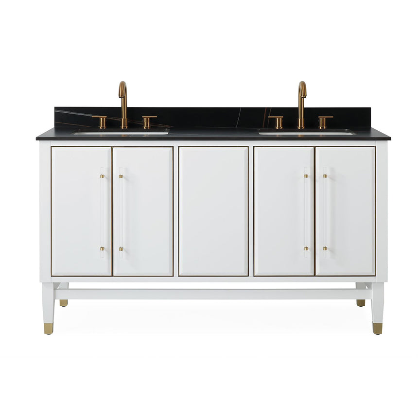 60D inch Wyeth Modern Vanity Blue White top