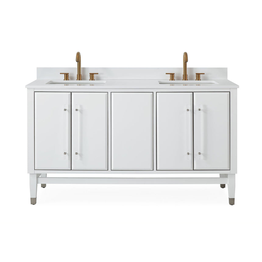 60D inch Wyeth Modern Vanity Blue White top