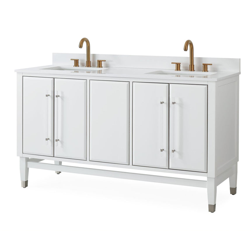60D inch Wyeth Modern Vanity Blue White top