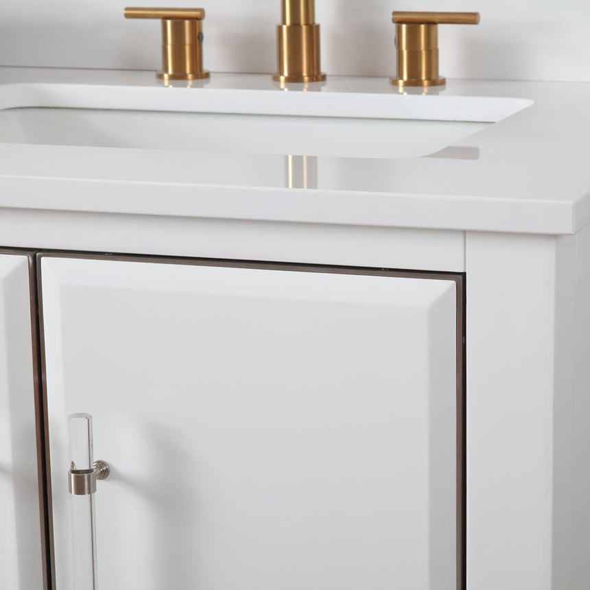 60D inch Wyeth Modern Vanity Blue White top