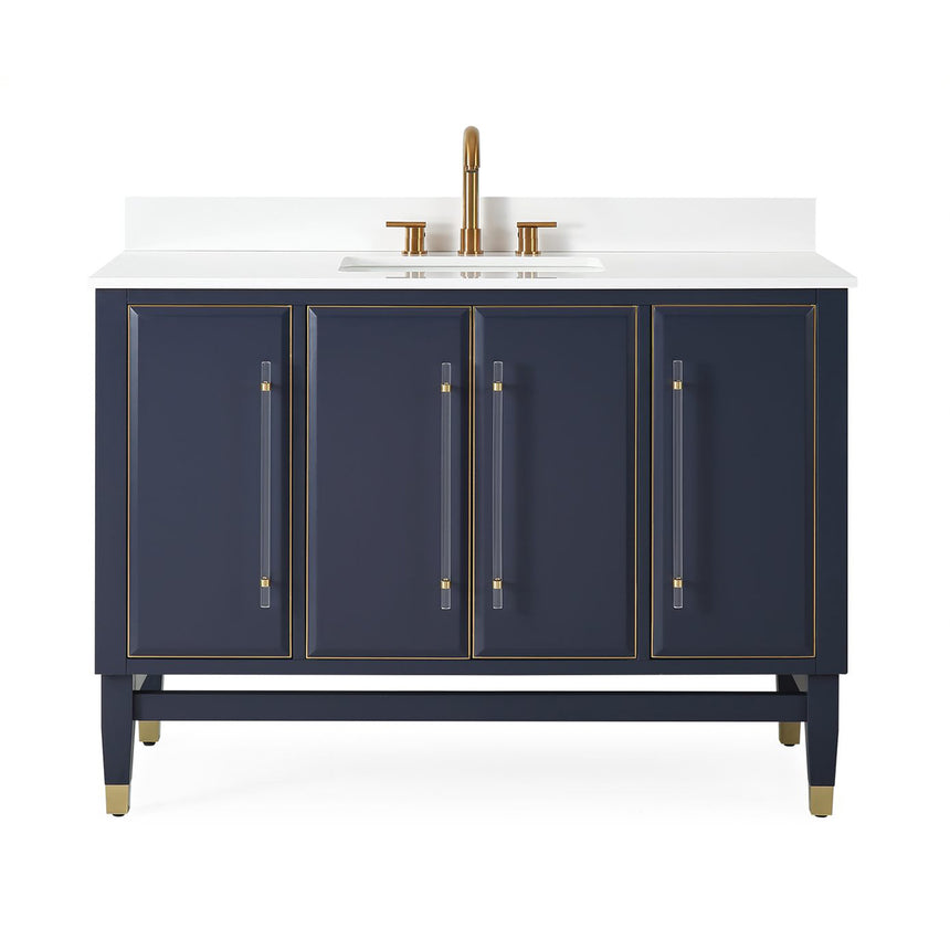60D inch Wyeth Modern Vanity Blue White top