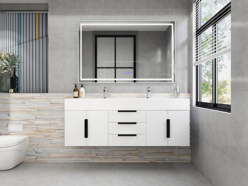 The Benefits of Installing a Double Floating Vanity