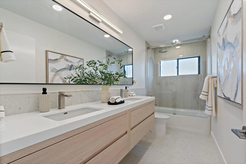 Three Bathroom Vanities, One Quiet Point of View