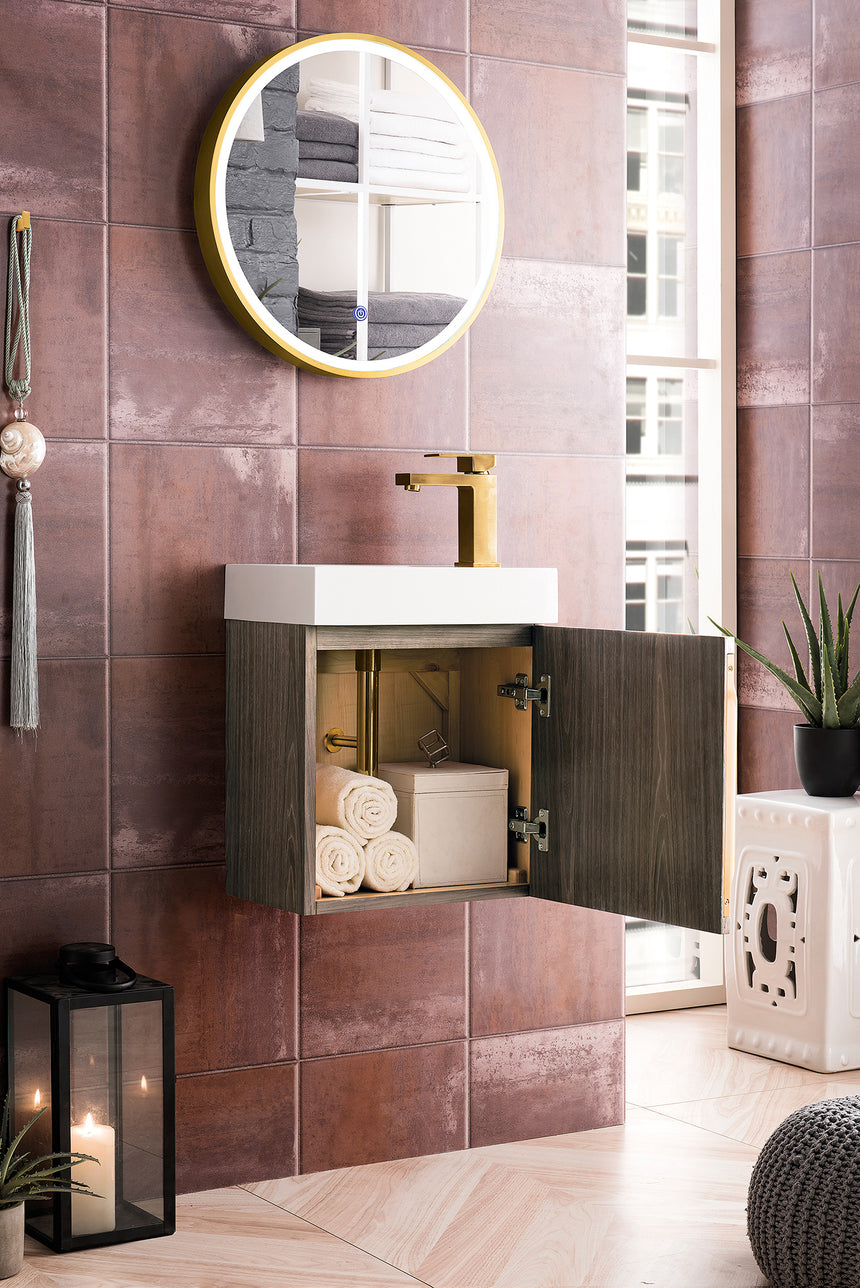 72D inch Bogota Floating Vanity Latte Oak BN