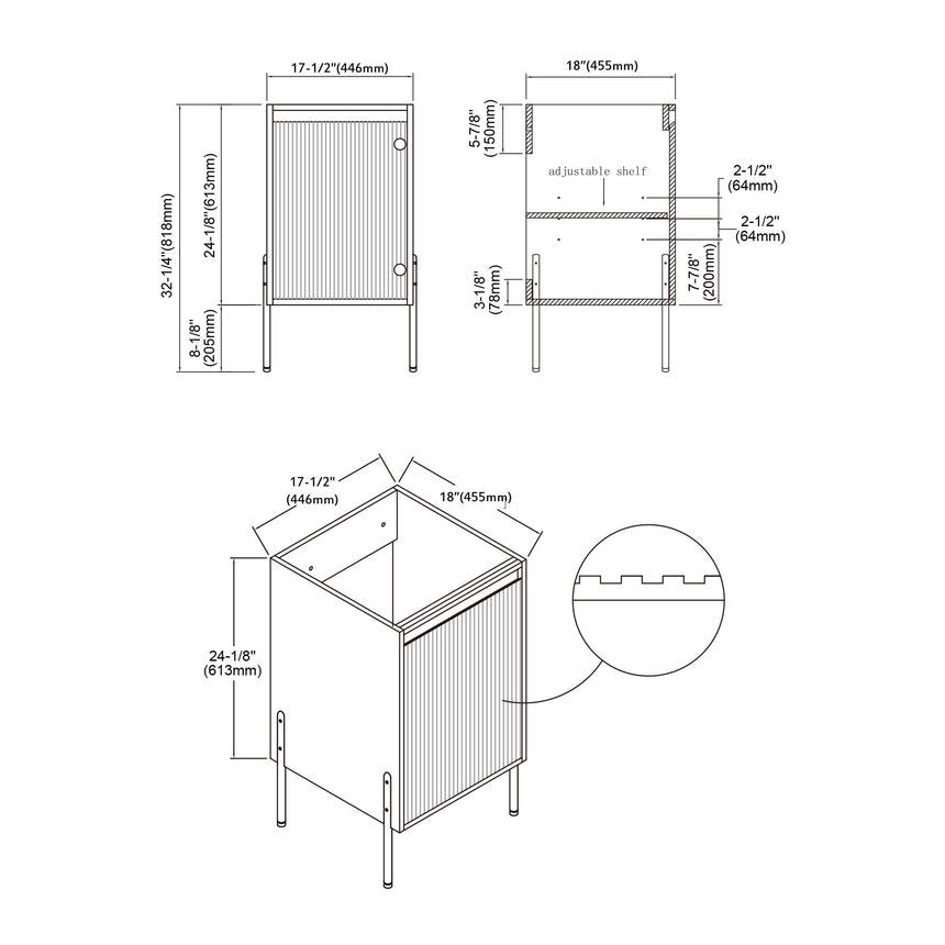 Bayford Modern Vanity (18"-72")