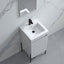 18 inch Bayford modern vanity white