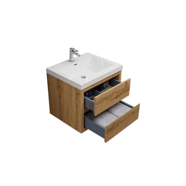 72 inch Andorra Floating Vanity American Yellowwood