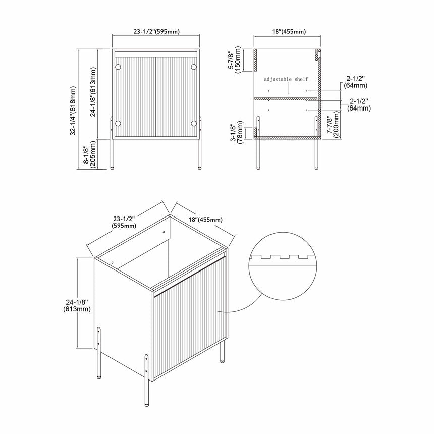 Bayford Modern Vanity (18"-72")