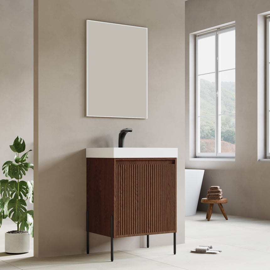 48D inch Bayford modern vanity Walnut