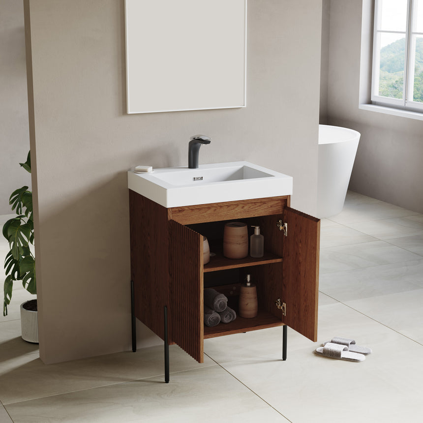 48D inch Bayford modern vanity Walnut