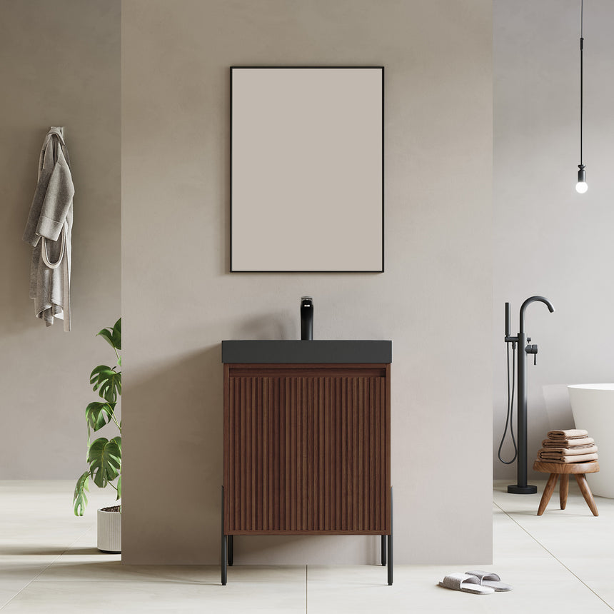 48D inch Bayford modern vanity Walnut