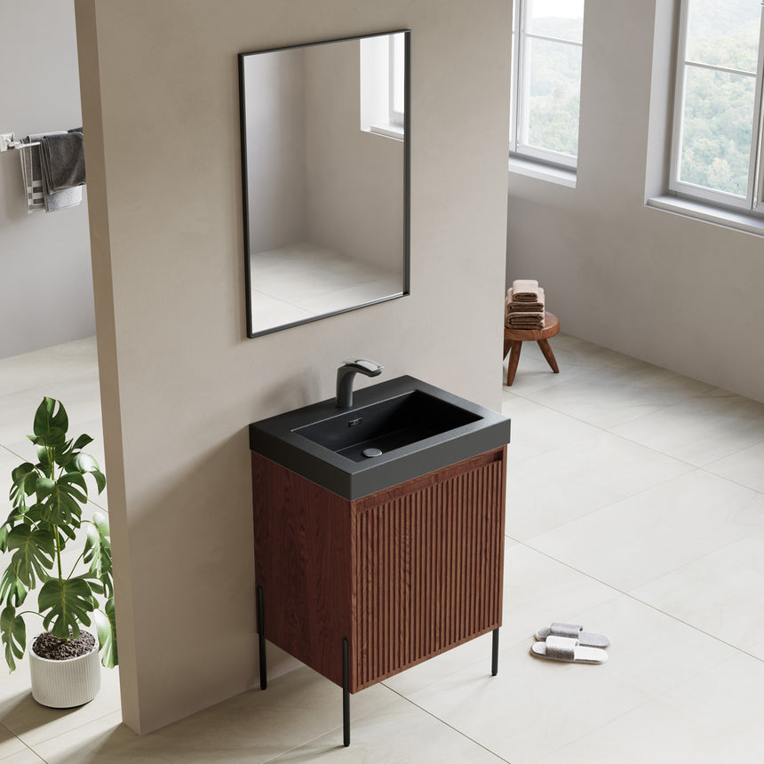 48D inch Bayford modern vanity Walnut