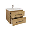 Belgian Floating Vanity (Latest Model) - 2nd Generation (24"-84")