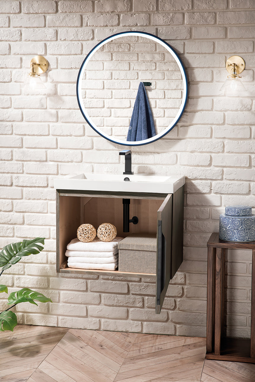 72D inch Bogota Floating Vanity Latte Oak BN