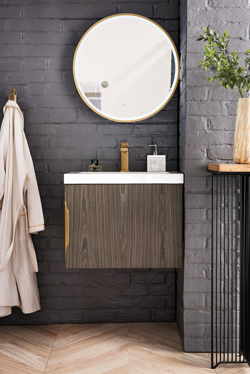 72D inch Bogota Floating Vanity Latte Oak BN