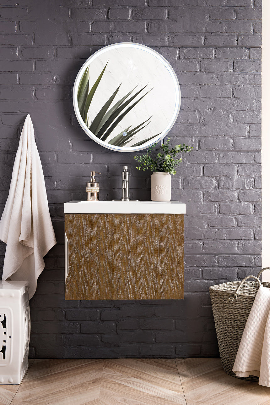 72D inch Bogota Floating Vanity Latte Oak BN