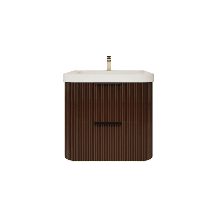 Livia Fluted Floating Vanity Cover