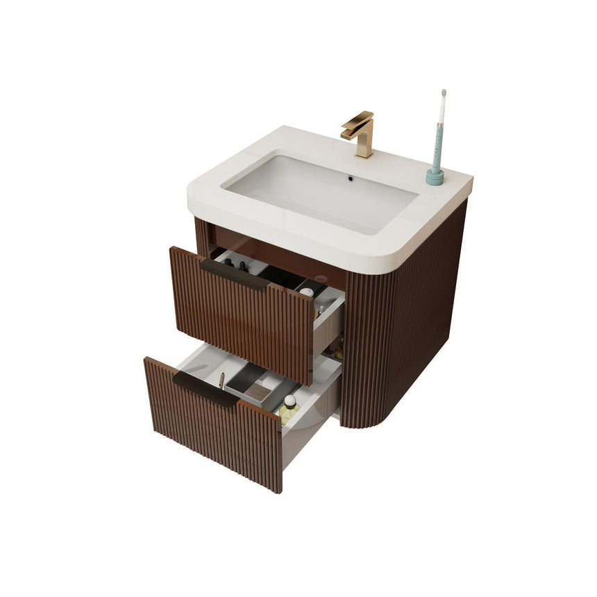 Livia Fluted Floating Vanity Cover