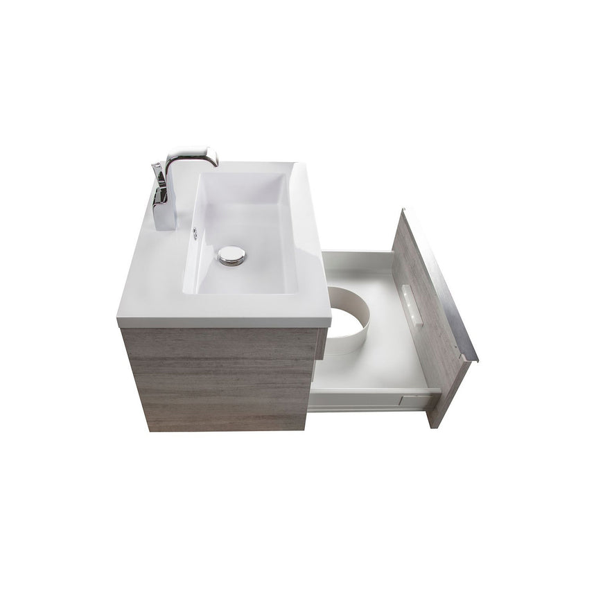 Trough Floating Vanity (24"-42")