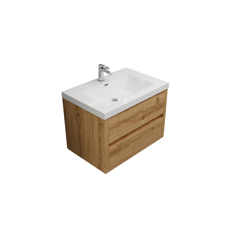 72 inch Andorra Floating Vanity American Yellowwood