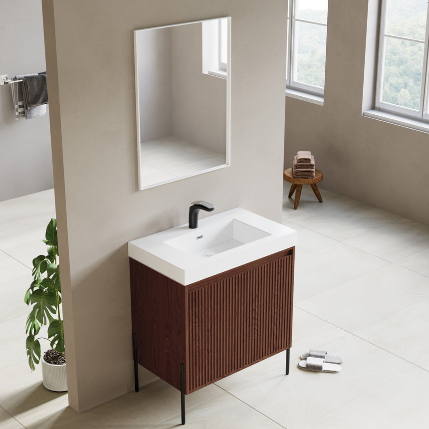 48D inch Bayford modern vanity Walnut