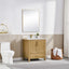 Ligne Forma Modern Vanity in Natural Oak finish
