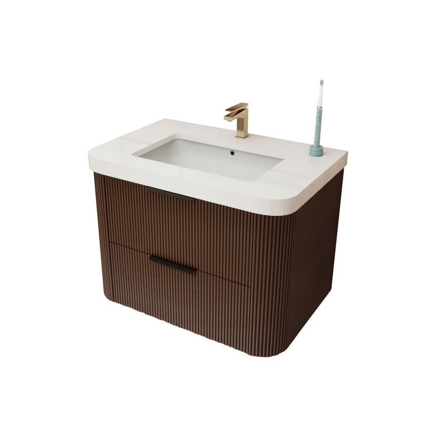 Livia Fluted Floating Vanity Cover
